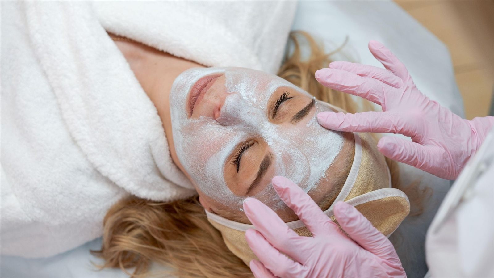 Customized facial mask treatment at A Smith Allure